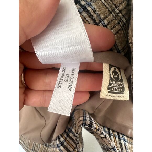 Madewell Caldwell Double-Breasted Blazer in Prejean Plaid Oversized Size XXS - Picture 9 of 10